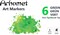 6pcs Green Forest Trees & Grass Alcohol Markers – Dual Tip Art Markers for Drawing, Sketching, Illustration, and Coloring for Adults & Kids